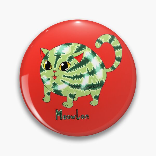 Item preview, Meowlon: 1/2 melon, 1/2 cat designed and sold by Schrödingers Box.
