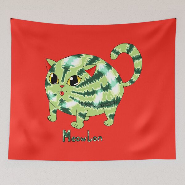 Item preview, Meowlon: 1/2 melon, 1/2 cat designed and sold by Schrödingers Box.