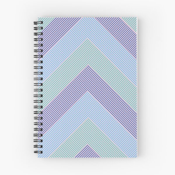 Item preview, Chevron Zigzag Stripes Retro Blue Lines designed and sold by Inogitna Designs.