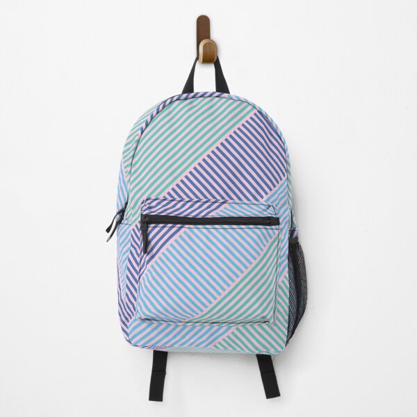 Item preview, Chevron Zigzag Stripes Retro Blue Lines designed and sold by Inogitna Designs.