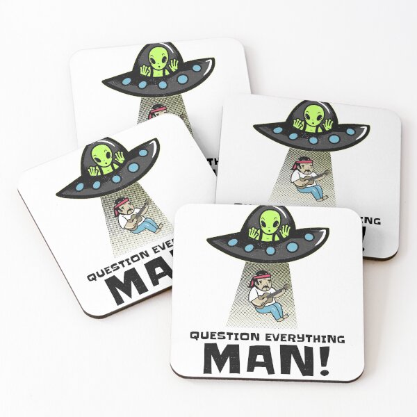Item preview, Question everything man! designed and sold by Lisa Lucero.