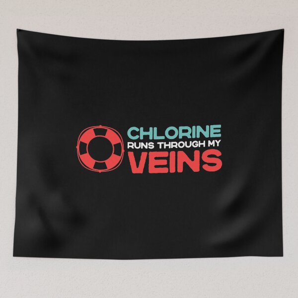 Item preview, personalized gift idea Chlorine runs in my veins designed and sold by Nessshirts.