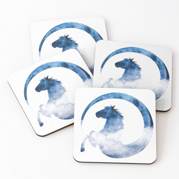 Item preview, flying horse like a moon  designed and sold by Rami Khalifah.