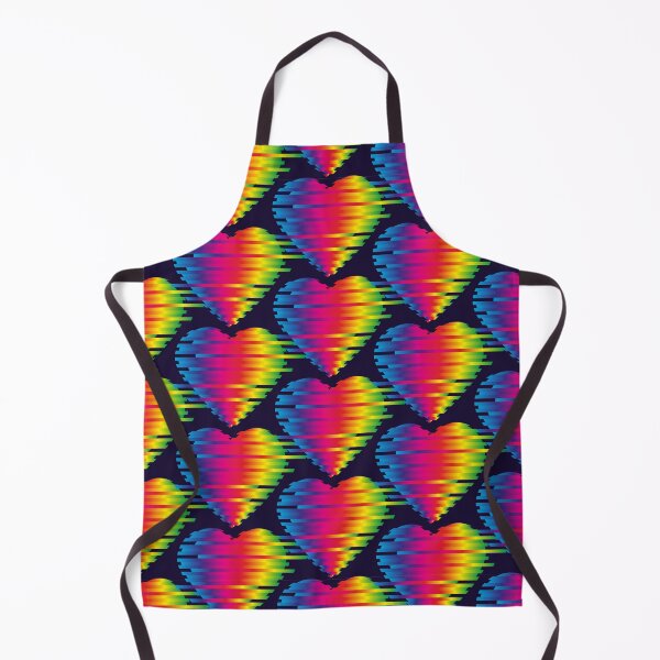 Item preview, Rainbow heart glitch pattern designed and sold by EngineerGoC.