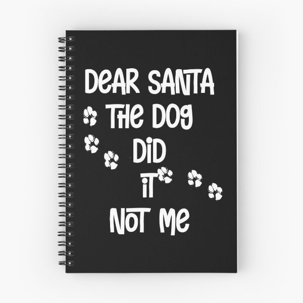 Item preview, Querido Santa, el perro lo hizo No yo designed and sold by Louise Bastard.