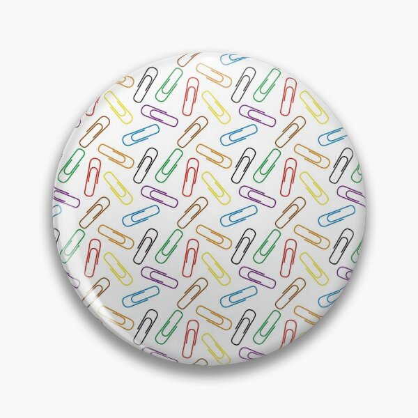 Item preview, Colorful Paperclips Pattern designed and sold by JupiterCyclops.