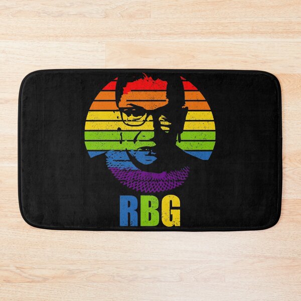 Item preview, Ruth Bader Ginsburg RBG LGBT Rainbow Sunset designed and sold by RandomStuffShop.