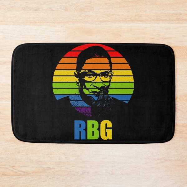Item preview, Ruth Bader Ginsburg RBG LGBT Rainbow Sunset designed and sold by RandomStuffShop.