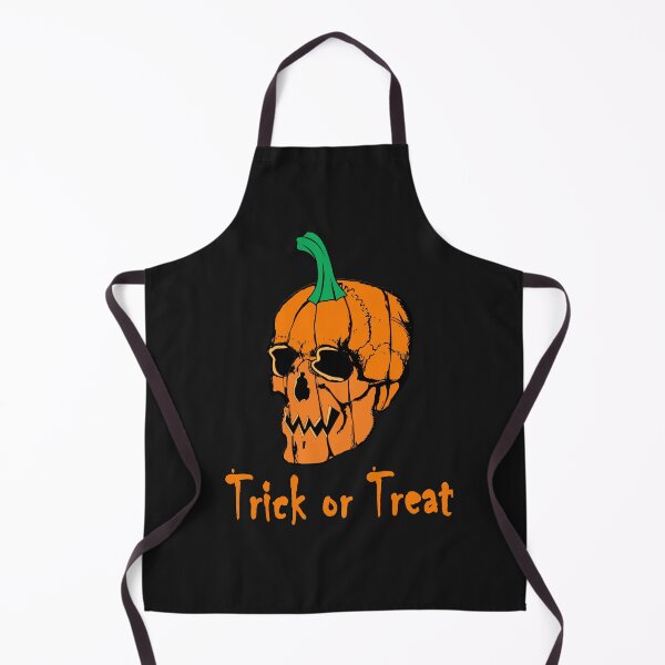 Item preview, Trick or Treat - Scary Halloween Pumpkin Skull designed and sold by ittybittyowl.