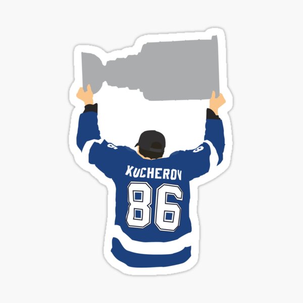 Lightning Kucherov Stanley Cup Champs Sticker