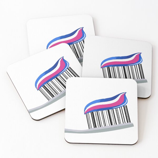 Item preview, Barcode Art - Toothbrush head designed and sold by RosArt100.