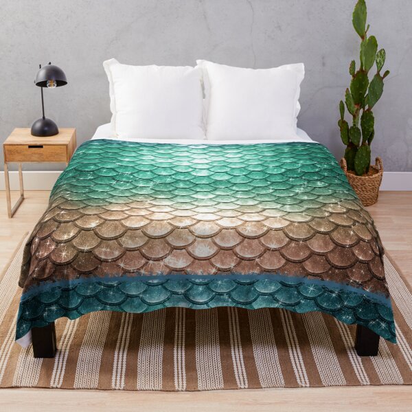 Item preview, Mermaid Scales Green Sand Iridescent Unicorn Pattern Snake Fantasy designed and sold by Jolly-Yosei.