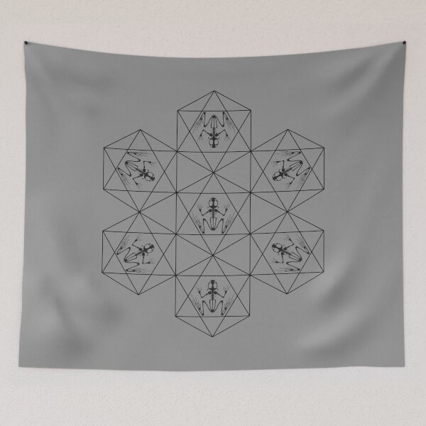 Item preview, Geometric Frogs in Diamonds designed and sold by SpitsPixels.