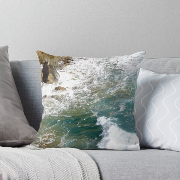 Item preview, Beautiful Blue Crashing Waves Australia Photograph designed and sold by Sharon Schwalbe.