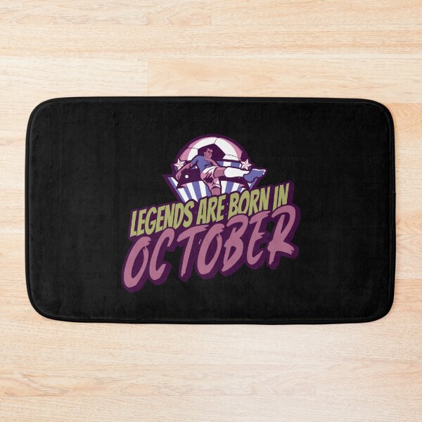 Item preview, Football / Soccer Legends Are Born In October designed and sold by TwinTailDesigns.