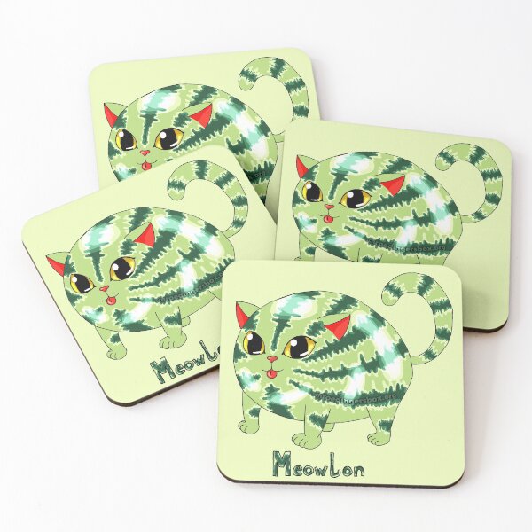Item preview, Meowlon: 1/2 melon, 1/2 cat Version 2 designed and sold by Schrödingers Box.
