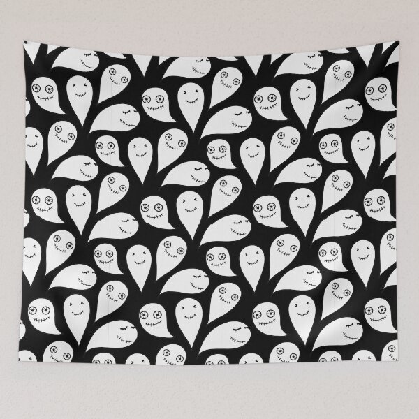 Item preview, Cute Halloween Ghost Pattern designed and sold by SAVWIS.