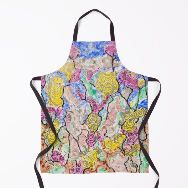 Item preview, Pastel Garden Batik Acrylic Painting designed and sold by Oak Mountain.