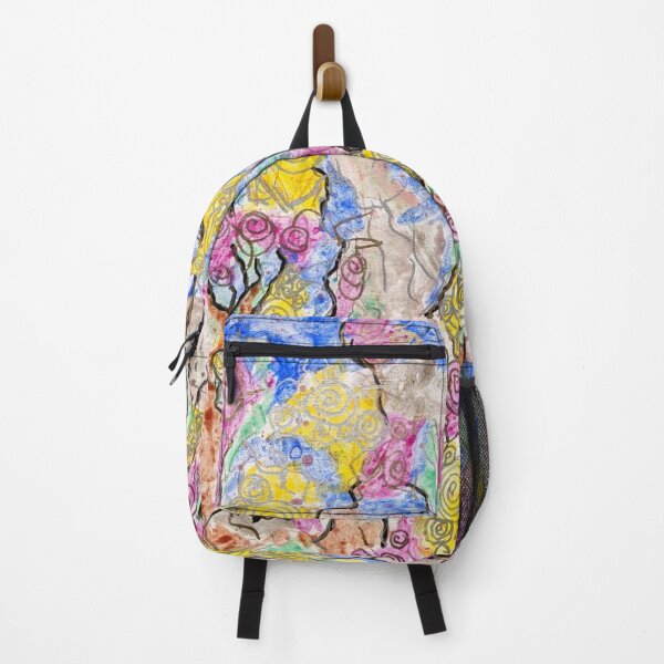 Item preview, Pastel Garden Batik Acrylic Painting designed and sold by Oak Mountain.