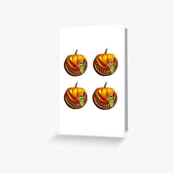Roblox Pack Greeting Cards Redbubble - aquaman roblox pumpkin beans