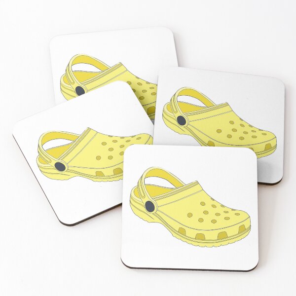 Item preview, yellow crocs designed and sold by lara-bacchus.