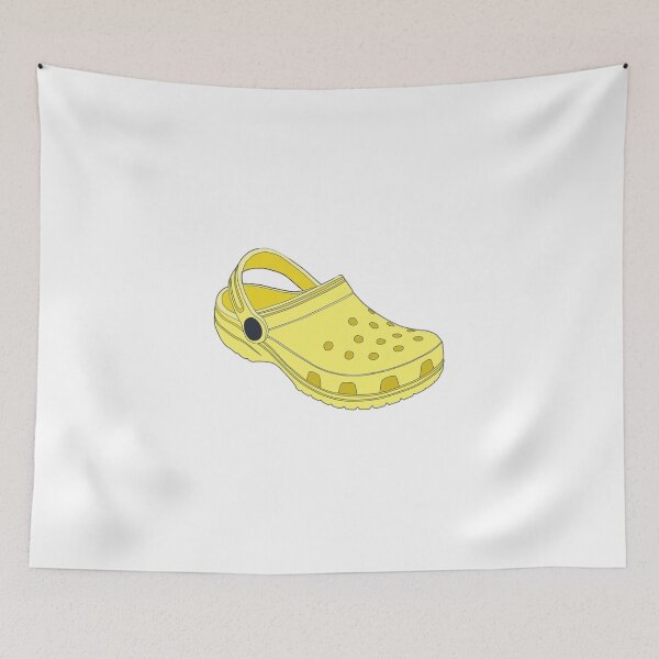 Item preview, yellow crocs designed and sold by lara-bacchus.