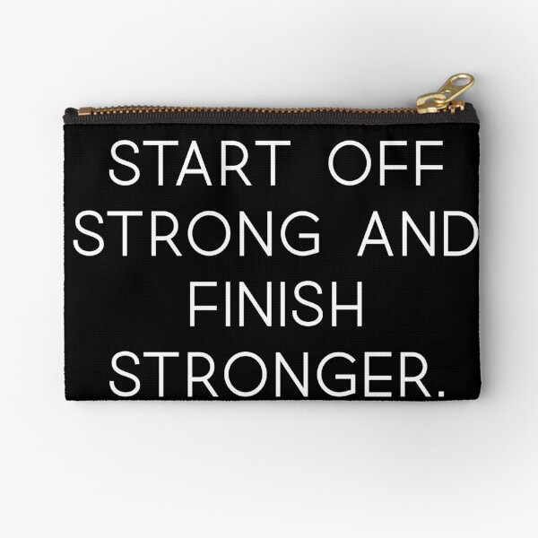 Item preview, Start Off Strong and Finish Stronger. designed and sold by SimplyDesignz11.