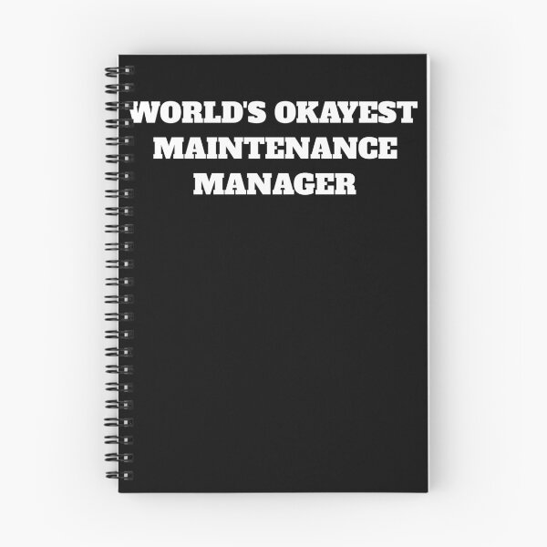 Item preview, World's okayest Maintenance Manager designed and sold by Jeangel97.
