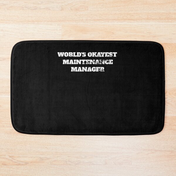 Item preview, World's okayest Maintenance Manager Retro Vintage designed and sold by Jeangel97.