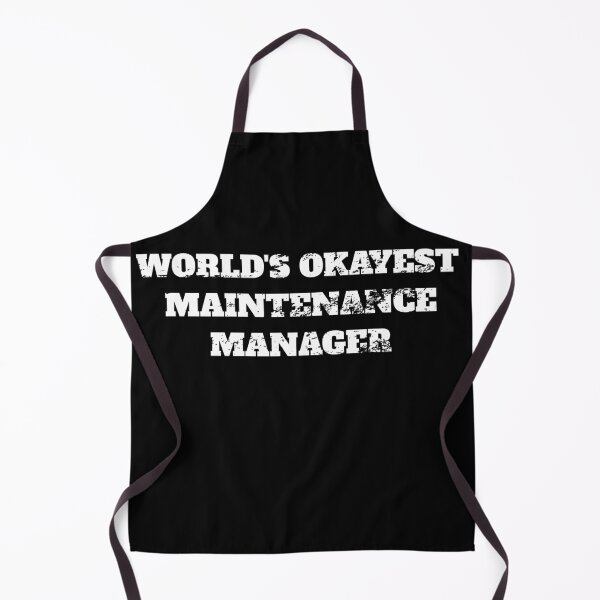 Item preview, World's okayest Maintenance Manager Retro Vintage designed and sold by Jeangel97.