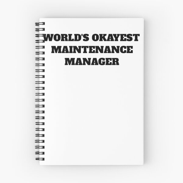 Item preview, World's okayest Maintenance Manager designed and sold by Jeangel97.