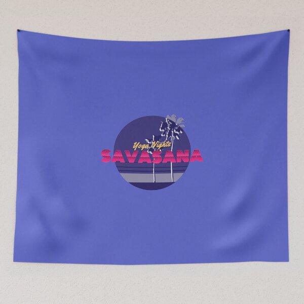 Item preview, Retro Yoga Nights Savasana Design designed and sold by PareaClothing.