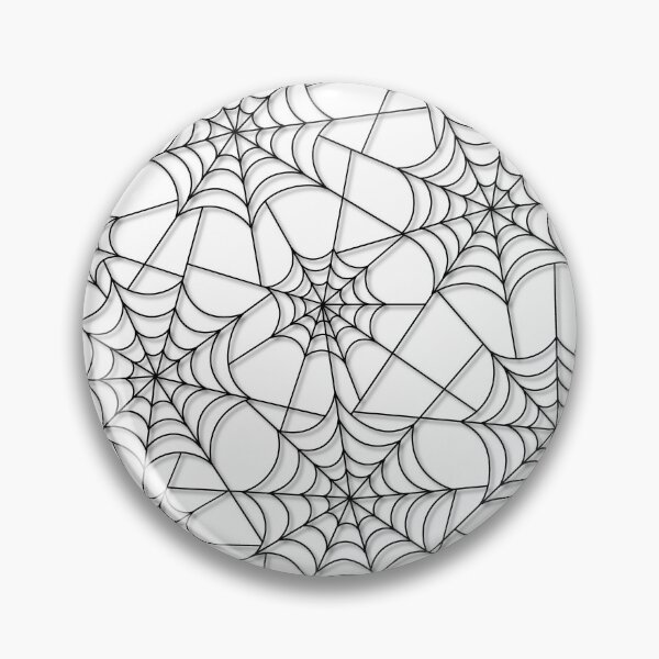 Item preview, Spooky Dark Black 3D Halloween Cobweb Pattern on Ghost White designed and sold by Creepyhollow.