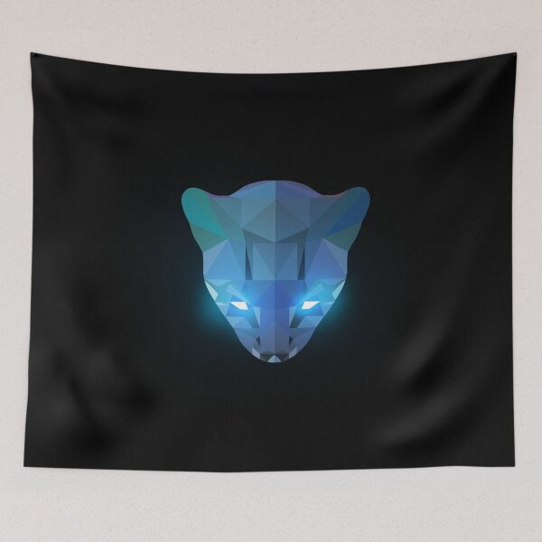 Aperçu de l'œuvre Ocelot - Glow (Bleu) HC créée et vendue par format.