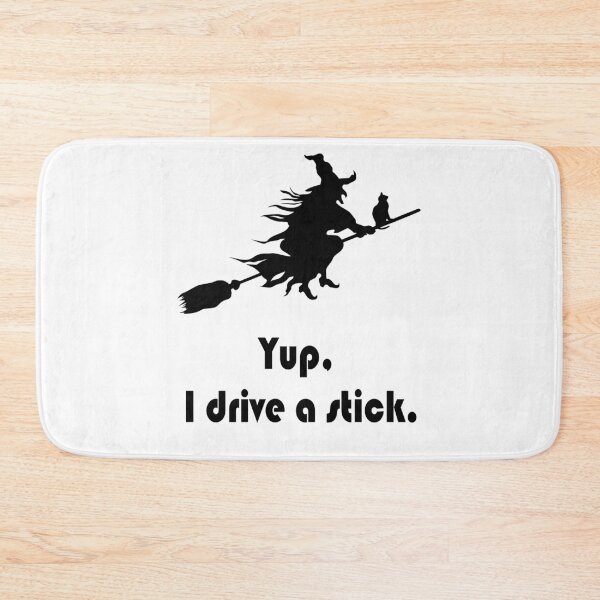 Item preview, Witch Drives a Stick - Halloween Witch Broom- Cars designed and sold by ittybittyowl.