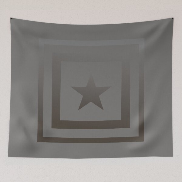 Item preview, Gradient taupe with a pretty star border pattern designed and sold by PetaJaneHome.