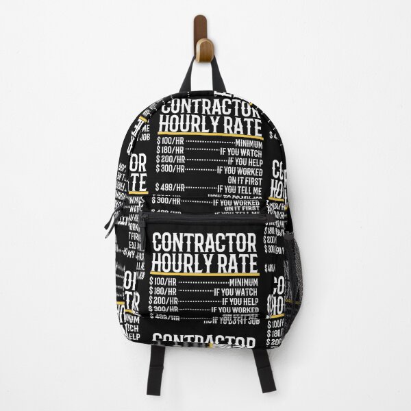 Item preview, Contractor Hourly Rate designed and sold by TeesYouWant.