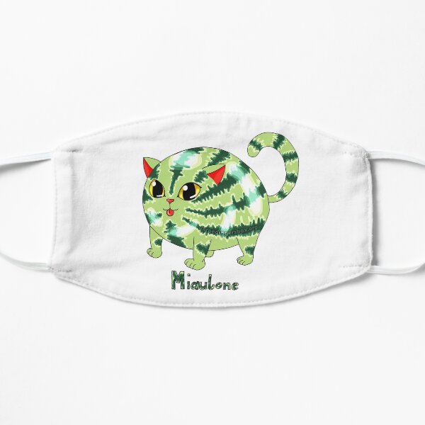 Miaulone: 1/2 Melone, 1/2 Katze Version 4 Flache Maske