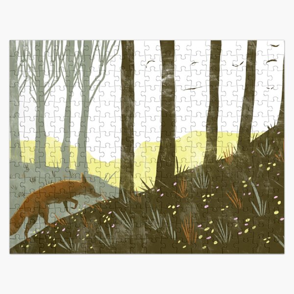 A Fox on the Trail Jigsaw Puzzle