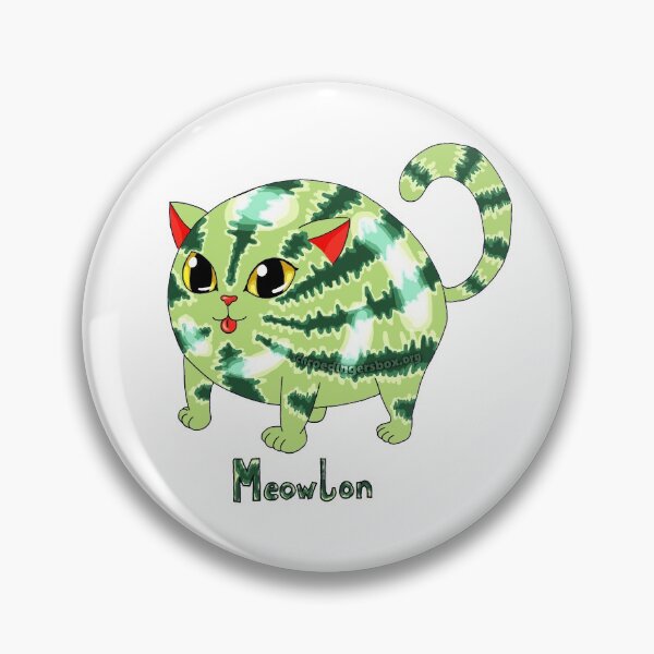 Item preview, Meowlon: 1/2 melon, 1/2 cat Version 4 designed and sold by Schrödingers Box.