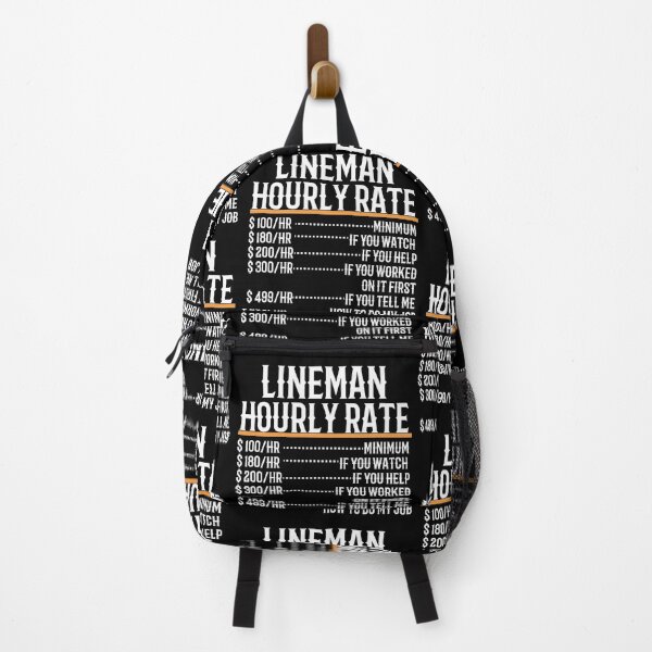 Item preview, Lineman Hourly Rate designed and sold by TeesYouWant.