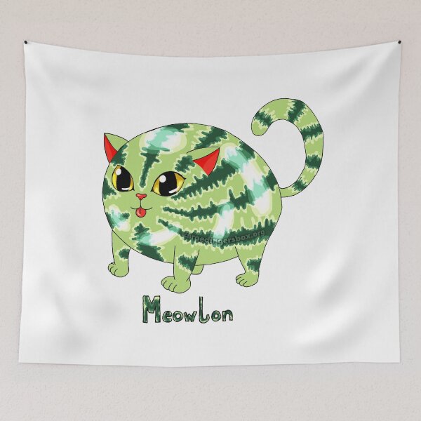 Item preview, Meowlon: 1/2 melon, 1/2 cat Version 4 designed and sold by Schrödingers Box.
