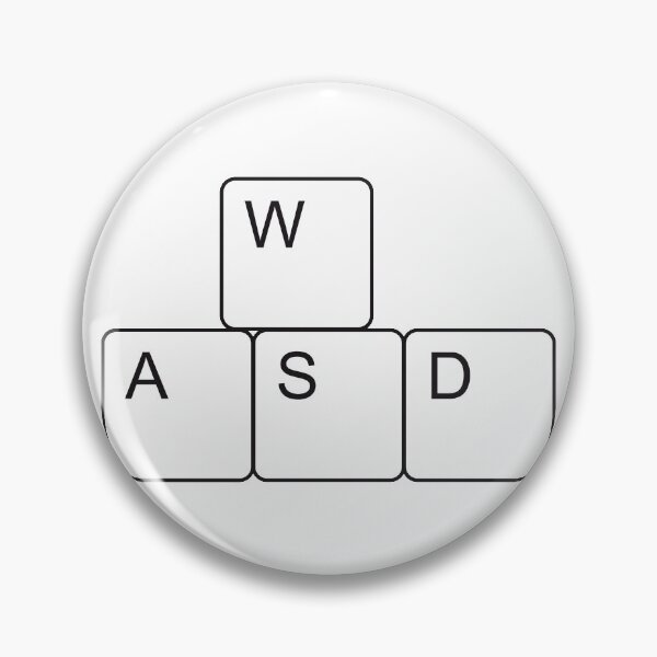 Item preview, WASD white designed and sold by metalpika.