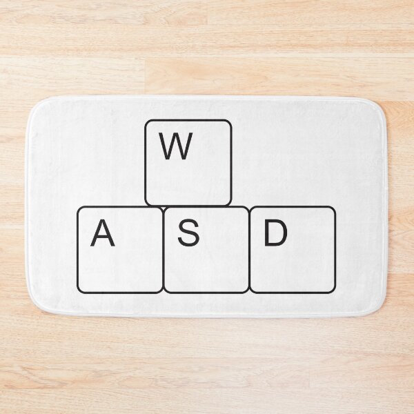 Item preview, WASD white designed and sold by metalpika.