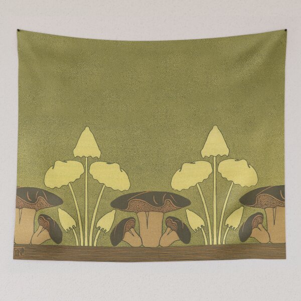 Item preview, Mushrooms - Art Nouveau Flora and Fauna designed and sold by elevens.