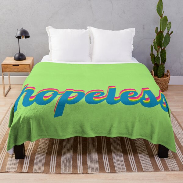 Item preview, Satire - Hopeless - Rainbow Design - Typography - Neon Pastel - A Tribute to Nico Semsrott designed and sold by greatnorris.