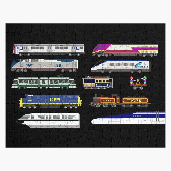 Railway Vehicles - The Kids' Picture Show Jigsaw Puzzle