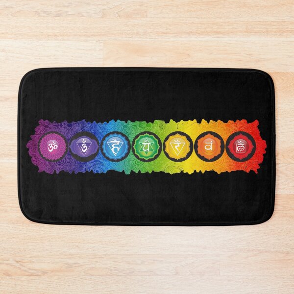 Item preview, 7 Chakra Symbols - 62 HRBBG designed and sold by chakraplaza.