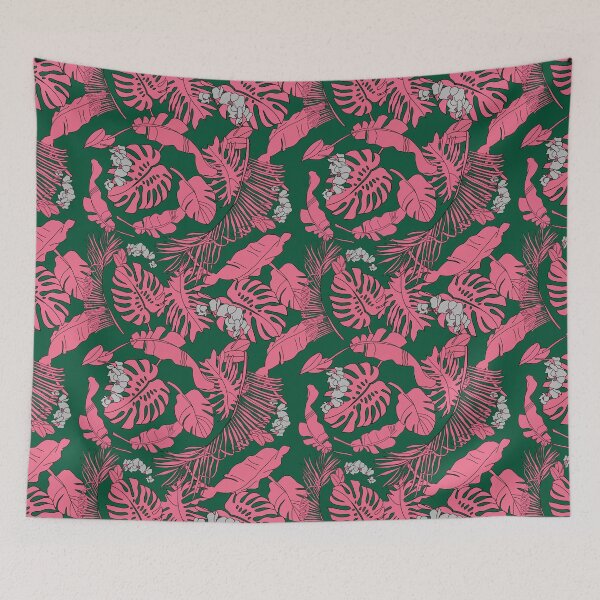 Item preview, Reverse Tropical Leaves Pattern designed and sold by couldbenice.