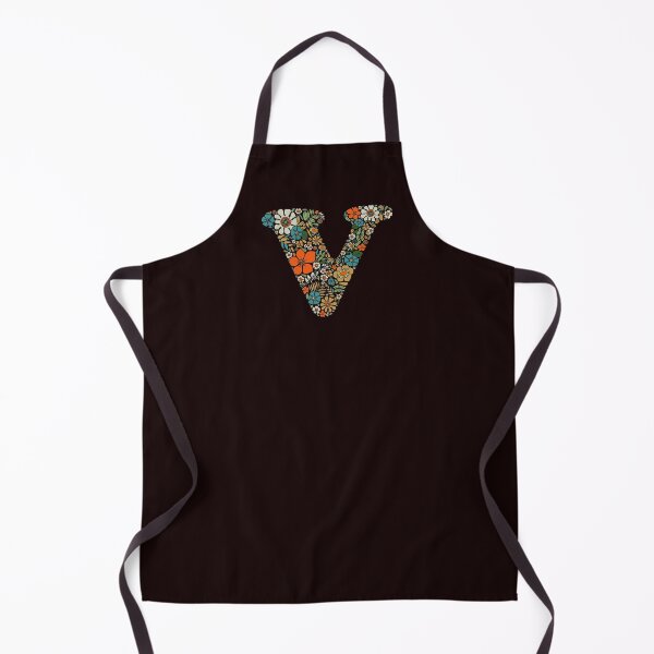 Item preview, Hippie Floral Letter V designed and sold by zeljkica.